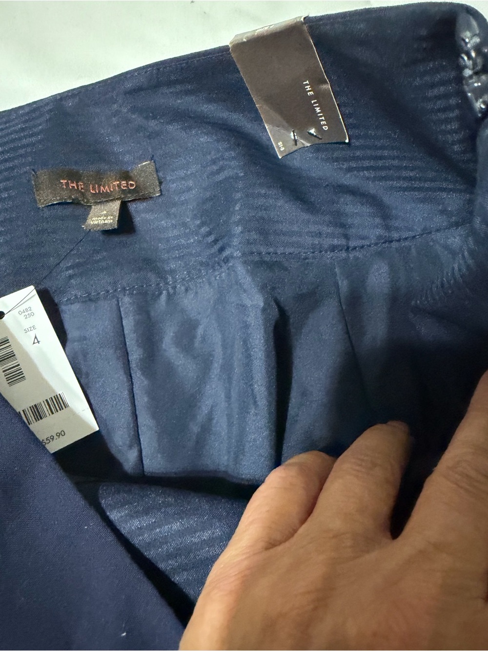 The Limited Navy Pencil Skirt - Picture 5 of 5